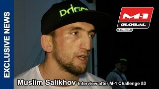 Muslim Salikhov interview after M1 Challenge 53 [upl. by Dichy]