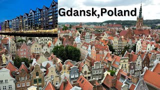 Gdansk  Poland  Europe  Drone  July Summer 2024 [upl. by Ahsenwahs]