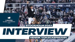 Henrik Von Eckermann LGCT Stockholm Grand Prix 2023 [upl. by Aslam]