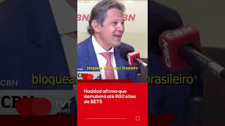 Haddad afirma que derrubará até 600 sites de BETS [upl. by Amalee186]