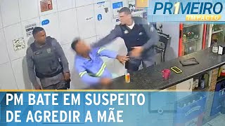 PM estapeia homem que teria agredido a própria mãe  Primeiro Impacto 041124 [upl. by Selry]