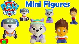 Paw Patrol Mini Figures Everest Ryder and Robo Dog [upl. by Adolph]