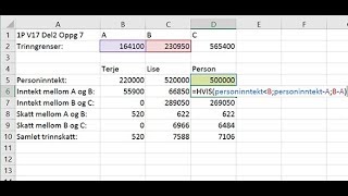 trondalcomexcel  HVISformel på 1P eksamen [upl. by Edals]