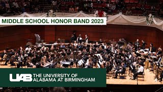 20231209 UAB Middle School Honor Band [upl. by Nalra]