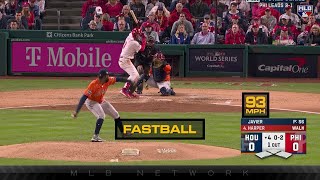 Breakdown of Cristian Javiers INSANE night that led to Astros World Series nohitter [upl. by Chenay679]