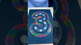 quotMagic of Number 3 Spirograph Rainbow Achieves Perfect Shapequot spirographshr spirograph asmr [upl. by Peace838]