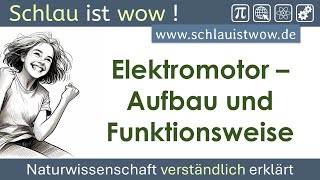 Elektromotor  Aufbau und Funktionsweise [upl. by Oirevas]