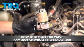 How to Replace EGR Valve 19992006 Chevrolet Silverado 1500 [upl. by Fineberg]