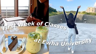 First Week of Classes at Ewha Womans University  Karla in Korea [upl. by Dry]