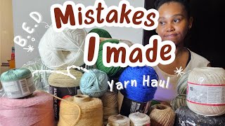 Yarn Haul●Getting out of BED● [upl. by Aloek]