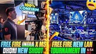 free fire india 🇮🇳🇮🇳🇮🇳 shooting video leaked ms dhoni sir shooting ffmax india news [upl. by Nipsirc344]