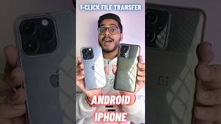 Transfer Files Between Android and iPhone in Single Click🔥 shorts iphone android [upl. by Gay]