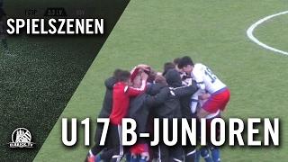 FC St Pauli  Hamburger SV U17 BJunioren Achtelfinale Pokal der BJunioren 20152016 [upl. by Alair]