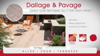 PRODUIT DANIEL MOQUET  Dallage et Pavage  Profitez dune terrasse où il fait bon vivre [upl. by Muriah]