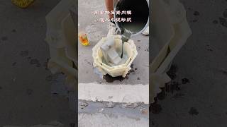 Hexagonal medium size plastic mold for concreteflowerpot part 452 [upl. by Tram]