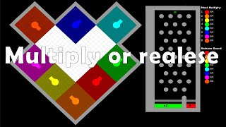 Multiply or Release  Marble battle in Algodoo [upl. by Leitnahs]