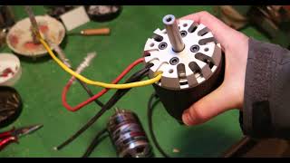 Brushless Motor 6374 6384 80100 for the eBike [upl. by Webb563]