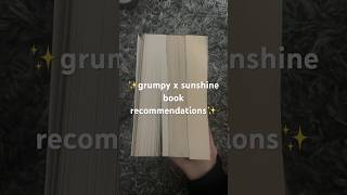 ✨grumpy x sunshine book recommendations✨tbrjar bookrecommendations books booktube [upl. by Neeruam]