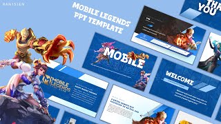 MOBILE LEGENDS  FREE PPT TEMPLATE  RAN15JEN [upl. by Melan]