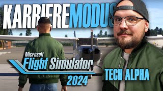 Was erwartet uns Ich teste den Karriere Modus in der Microsoft Flug Simulator 2024 Alpha [upl. by Ridinger743]