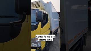 Mitsubishi canter fe 71L box fiberglass ac thermo king [upl. by Diver361]