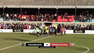 Fraserburgh vs Brora Rangers  Highlights  Breedon Highland League  22 February 2020 [upl. by Snevets734]