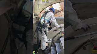 Wind energy generator turbine Engineering work 🤔😧🤔😧windenergy viralshort windturbine shorts fun [upl. by Naj]