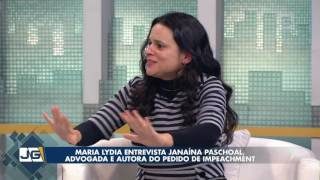 Maria Lydia entrevista Janaína Paschoal advogada e autora do pedido de impeachment [upl. by Appledorf]