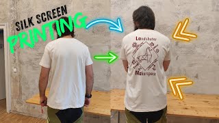 🎨 Screen Printing TShirts amp Tote Bags for a Makerspace 👕👜 [upl. by Peugia]