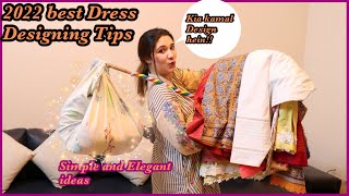 Dress Designing Tips  Simple Summer Design’s  2022 [upl. by Indyc872]