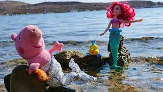 Peppa Wutz und Arielle die Meerjungfrau  Spielspaß am Meer [upl. by Yentiw703]