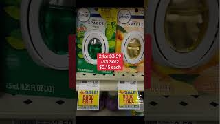 FOOD LION Febreze small spaces shortsvideo couponing groceryhaul [upl. by Pyszka]