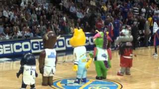 NBA Mascot Dunk Contest on Rockys Birthday [upl. by Atworth632]