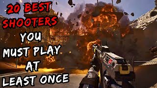 20 Best SHOOTERS You Must Play at Least Once [upl. by Eelahc]