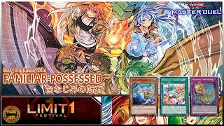 FAMILIARPOSSESSED Deck Limit 1 Festival  Easy Beginner Win with CHARMER DECK  Yugioh MASTER DUEL [upl. by Eneja]