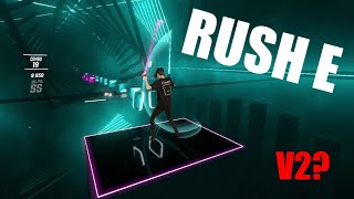 Attempting RUSH E AGAIN in Beat Saber [upl. by Acherman]