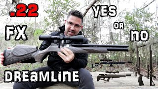 FX Dreamline 22 Air Rifle Review  Accuracy TEST  50 amp 100 Yards  Regulated PCP Pellet Gun [upl. by Sreip]