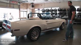 1968 Ford Shelby Mustang GT350 Convertible for sale Flemings with test drive walk through video [upl. by Rebme]