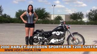 Used 2000 Harley Davidson Sportster 1200 Custom Motorcycles for sale [upl. by Ecitsuj161]