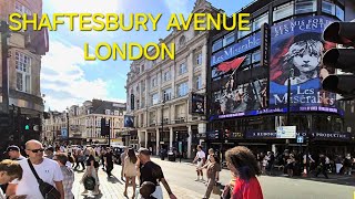 SHAFTESBURY AVENUE THE HEART OF LONDON WEST END THEATRE [upl. by Landahl]