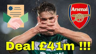 Breaking news Deal £41m Arsenal Transfer rumors [upl. by Aniuqaoj]