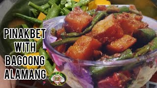 PINAKBET WITH BAGOONG ALAMANG HOW TO COOK PINAKBET PINAKBET RECIPE [upl. by Zerk]