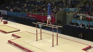 Nile Wilson  GOLD  Parallel Bars  2018 British Gymnastics Championship  MAG Masters [upl. by Irahc]