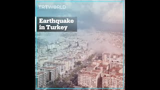 Powerful earthquake felt in Turkey [upl. by Alister713]