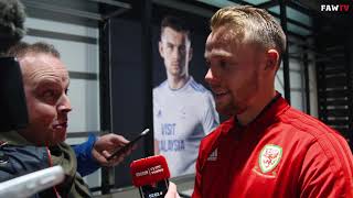 BEHIND THE SCENES Wales v Denmark  PostMatch [upl. by Lurline]