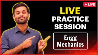 Live Practice Session for GATE Mechanical  Engineering Mechanics  LPS  09 [upl. by Elyl729]