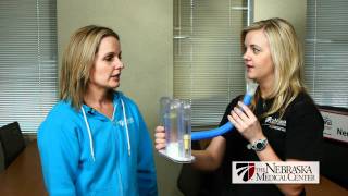 How To Use An Incentive Spirometer  The Nebraska Medical Center [upl. by Kiley201]