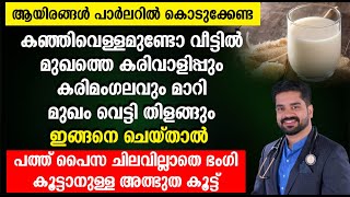 പത്ത് പൈസ ചിലവില്ലാതെ ഭംഗി കൂട്ടാനുള്ള അത്ഭുത കൂട്ട്  MUGAM VELUKKAN TIPS  Dr Bibin jose [upl. by Adiesirb391]