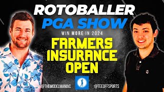 The RotoBaller PGA Show  2024 Farmers Insurance Open [upl. by Gamal546]