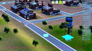 Simcity 5  Looking at water distribution pollution and sickness [upl. by Airetnahs]